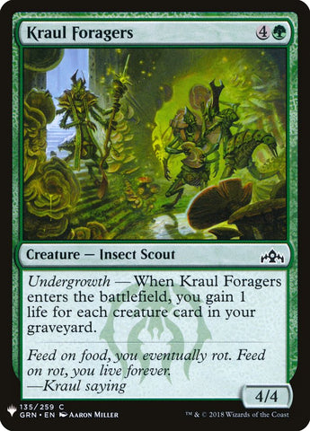 Kraul Foragers [Mystery Booster]