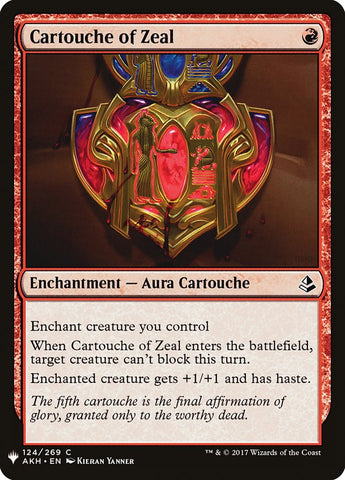 Cartouche of Zeal [Mystery Booster]