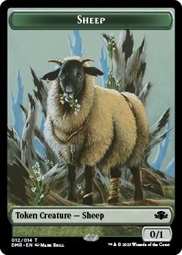 Sheep Token [Dominaria Remastered Tokens]