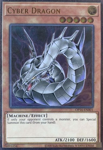 Cyber Dragon [OP16-EN001] Ultimate Rare