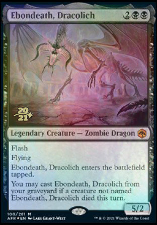 Ebondeath, Dracolich [Dungeons & Dragons: Adventures in the Forgotten Realms Prerelease Promos]