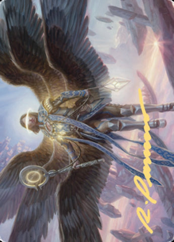 Angel of Destiny Art Card (Gold-Stamped Signature) [Zendikar Rising Art Series]