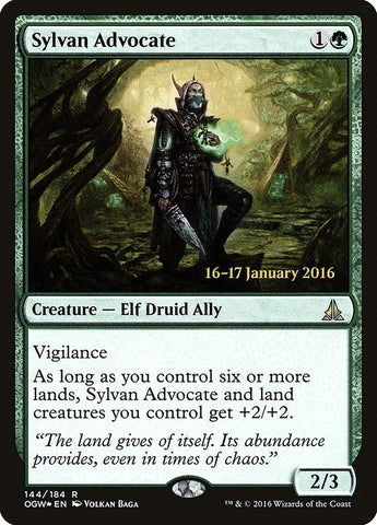 Sylvan Advocate [Oath of the Gatewatch Prerelease Promos]